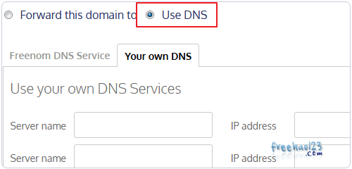 .gq域名设置自定义DNS