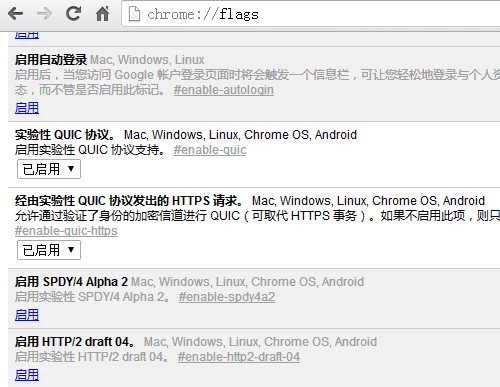 Google Chrome QUICЭ רƼ