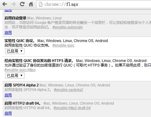 Google Chrome QUICЭ רƼ