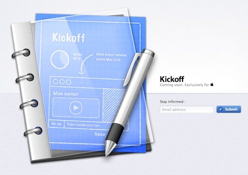 Kickoff in Building An Effective Coming Soon Page For Your Product