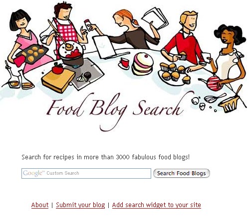 food blog search
