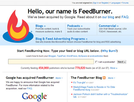 Feedburner